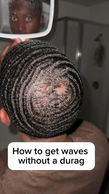 How to get 360 waves without a durag  - - #creatorsearchinsights #360wavechallenge #durag #royaltyheadwear #wavecheck #360waves  #wavechallenge #360jeezy