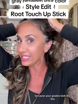 This pencil will stretch you another 5-6 weeks before having to run to the salon! This has saved me SO much TIME and MONEY!!! @STYLE EDIT HAIR INC GAMECHANGER !! #haircolor #TikTokshopbacktoschool #grayhair #over40  #roottouchup #rootconcealer #rootcoverup #haircare #colormyroots #hairtips #hairtutorial #hairpowder 