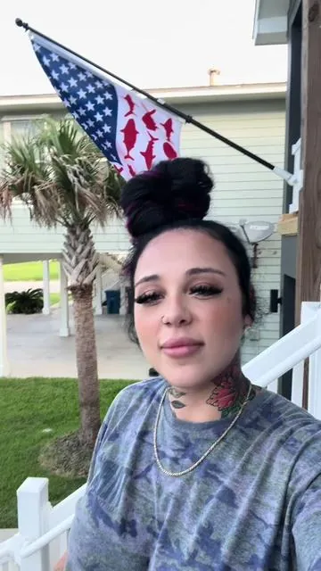 I'm so ashamed we displayed this flag. I replaced it with this awesome made in America USA flag, American flag is high-quality with embroidered stars, quadruple stitching, double stitching on the colors, brass grommets, 210D nylon. #usa #flag #america #american #americanflag #usflag #US #foryoupage 