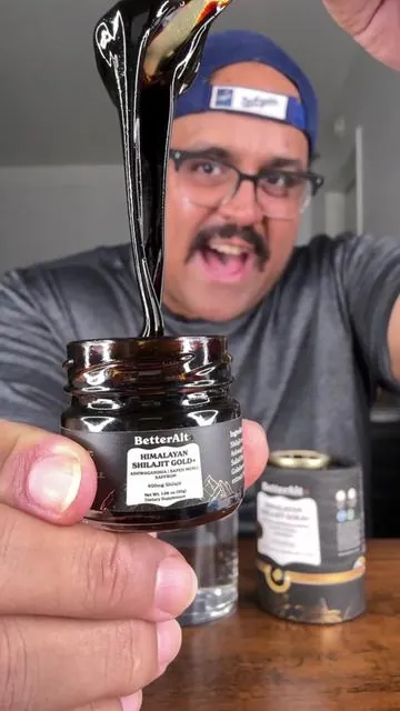 This Shilajit Resin is an upgaded version of their original formula! #shilajit #shilajitresin #shilajitbenefits #ashwagandha #safron #supplement 