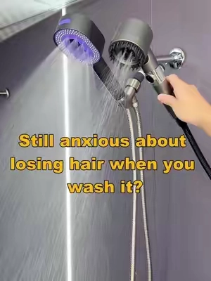 Still anxious about losing hair when you wash it? 🚿💦 #shower #showertok #showerproducts #showerhead #showers #showertiktok #bath #bathroom #bathroomremodel #bathroomdecor #bathroomdesign #tiktok #cleaning #clean #washing #bodycare #summerheat #summertime #Summer #health #hairhealth #womenshealthcare #skincaretiktok