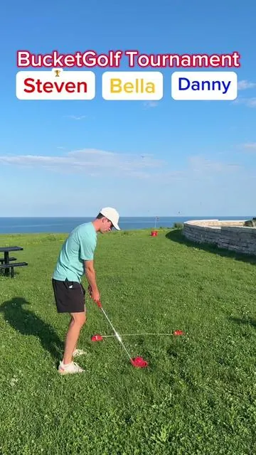 @BucketGolf Tournament #2 18 holes (Holes 1-3) Use the Tiktok Shop link or link in bio to get your BucketGolf set today! #golf #bucketgolf #outdoorgames #fun #season12 #viral #golftiktok #golftok #golfer #foryoupage #fyp @Twin Tour Golf @Bella Dory 