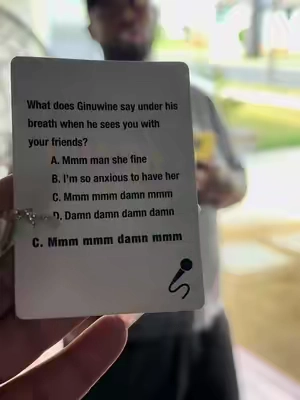 You aint catch me this time ! Lmao #fy #couplecomedy #cardgame 
