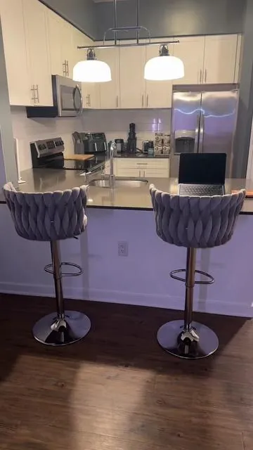 Loving these new barstools #fy #barstools #barstool #kitchendecor #kitchen 
