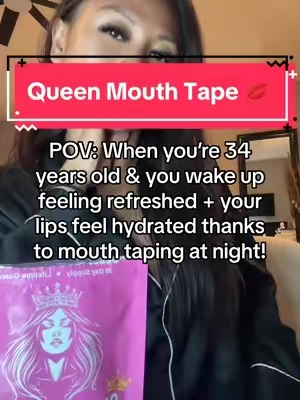Mouth taping can help support restful sleep and may even leave your lips feeling more hydrated. Relaxing those muscles can add to overall comfort over time.  #creatorsearchinsights #mouthtape #mouthtapeforsleep #mouthtapesleeping #sleephacks #wellnesstok  how to apply mouth tape Queen Mouth Tape, for sleep one month supply, mouth tape, pink, gentle, adhesion, 50 Strips, sports accessories,