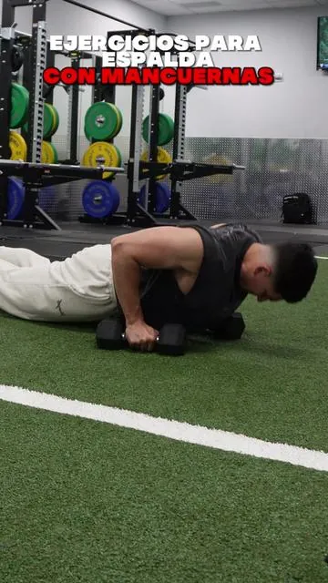 🗣️SOLO TENGO MANCUERNAS PARA ENTRENAR ESPALDA