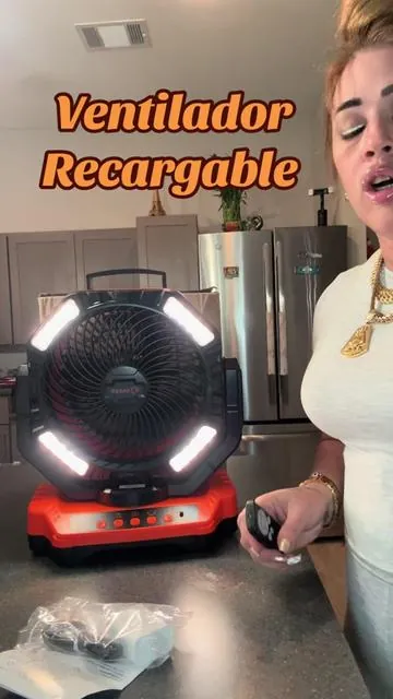 #recargable#ventilador#campingfan#tiktokshop 