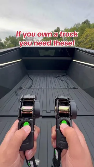 The ratchet straps that every truck owner needs. They will sell out fast! Truck Straps Tie down truck straps #trucktok #lifetimewarranty #truck #gadget #ratchetstrap #trucks #fyp 