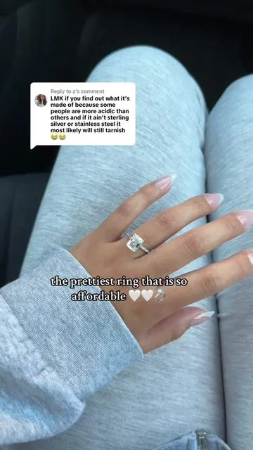 Replying to @z $20 ring plus free shipping!! what a steal 😍🤩  #travelring #weddingring #diamondring #falldealsforyou 