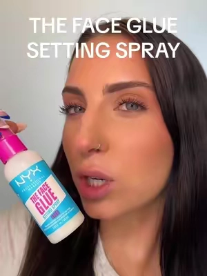 The Face Glue Setting Spray from @NYX Professional Makeup is here and it is unreal! ✨ up to 24hr transfer resistant wear ✨ transfer & fade resistant  ✨ waterproof ✨ no sticky feeling  #NYXCosmeticsPartner #thefaceglue #thefacegluesettingspray #nyxcosmetics #faceglue  #nyxcosmeticssettingspray #settingspray #beautydeals #affordablemakeup #affordablesettingspray 