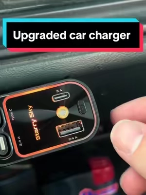 The viral retractable charger just got an upgrade! #creatorsearchinsights #tiktokmademebuyit #viralvideo #retractablecarcharger #carcharger 
