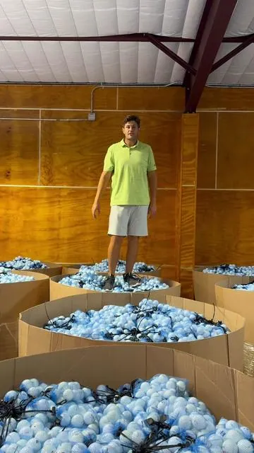 Golf is hard and our business is proof of that. We retreive golf balls from all over and likely found many of yours #golf #golftiktok