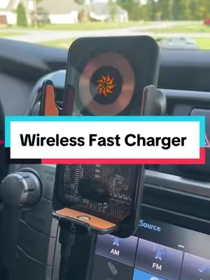 Hands free wireless charger #phonecharger #charger #wirelesscharger #fastcharger #carcharger #carsoftiktok #tiktokmademebuyit 