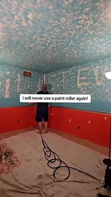 I love a freshly painted room, but honestly hate painting. this airless paint sprayer has made that process significantly more enjoyable. #diy #airlesssprayer #simple #painting #roomtransformation #beforeandafter #vevor #tiktikshopblackfriday #tiktokshopcybermonday #seasonalessentials #sunsetsavings #falldealsforyou 