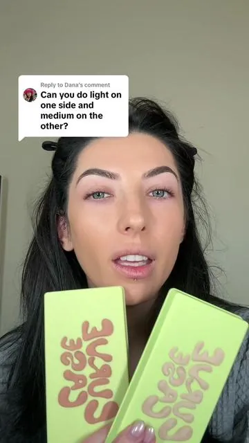 Replying to @Dana comparing the light and medium curve cases. These are an 8 pan pallete with creams - 4 blushes and 4 bronzer/contour shades. They’re just as pigmented as they are blendable! They are thing and moisturizing yet SO vibrant which is rare to find. The price point is incredible at $35 but on sale right now at $25! @madebymitchell #madebymitchell #madebymitchellcurvecase #makeupcomparison 