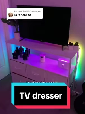 Replying to @Tbandz very easy to asseble📺 but yea its a very nice dresser for any room in the house🙌 and its affordable lol #dresser #tvstand #roomdecor #furniture #furnituremakeover #furnituredesign #housedecor #interiordesign #giftideas #giftsforher #giftsforhim #giftsformom 
