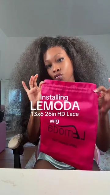 Easy melt EASY install 😻 @Lemoda Hair Shop Click shopping cart link to purchase. #fyp #wiginstall #lemodahair #fy #tiktokwig #tiktokshop #curlywig #waterwave 