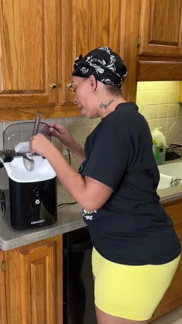 This is literally Heaven on Earth🥰🧊#euhomy #euhomyicemaker #icemaker #icemakermachine #icemachine #fyp #falldealsforyou