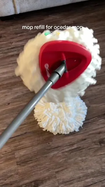 get three mop heads refills for your ocedar mop. such a great deal. this is for the original ocedar mop only, it will not fit the two tank system. #mop#mopping#moppingfloors#moppingmusthaves#ocedarmop#mophead#moprefill#falldealsforyou#treasurefinds 