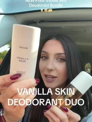 BRAND NEW vanilla skin deodorant from @Phlur Fragrances ! Bundle is a $44 value now $38 and free shipping! ✨48hr odor protection ✨ no aluminum, baking soda, or irritation  ✨ bundle included FULL SIZE deodorant and travel vanilla skin hair and body mist Run and grab it before its gone 🏃 #phlur #phlurfragrance #phlurfragrances #phlurvanillaskin #phlurdeodorant #vanillaskin #vanillaskinbodymist #vanillaskindeodorant #alluminumfreedeodorant #gourmandperfume #perfumetok #affordablefragrances #afforfableperfumes #beautydeals #falldealsforyou #vanillabodymistsprays  #vanillafragrance 