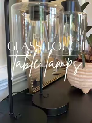 FLASH SALE ALERT! Comes as a set of two! ❤️ #lamp #lamps #touchlamp #touchlamps #industrial #industrialdesign #industriallamp #modern #moderndesign #lighting #lights #touch #tablelamp #tablelamps #glassshade #farmhouse #farmhousedecor #cozyspaces #entryway #accenttable #setoftwo #usb #usbcharger #plugs #tiktokshop #tiktokshopping #tiktokshopmademebuyit #bedside #bedsidetable #accentlamp #foryoupage #light