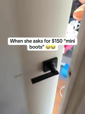 Mini boots but NOT taxxed😂#miniboots #creatorsearchinsights 