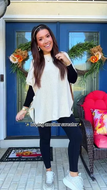 I love a good sweater 🤎 #outfitinspo #outfitideas #falltransitionoutfit #stylewithme #pickoutmyoutfit #modestfashion #slimmingoutfits 