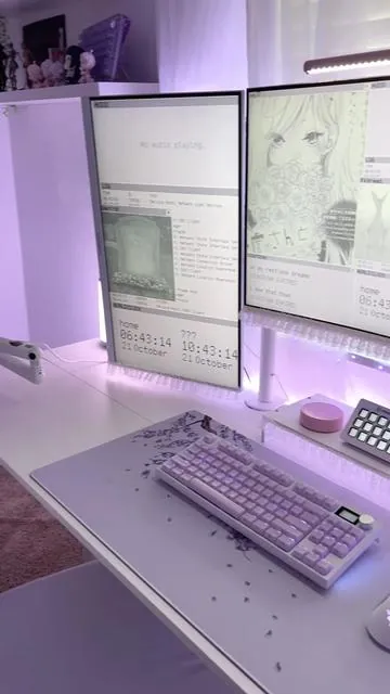 i just got it too and i loveee it ✨ i got the white one obvs (repost cause tt tripping) #pcgaming #cozy #cozyroom #room #roomtour #fleuriistok #aesthetic #viral #fyp #pcsetup #pc #gamergirl #cozygaming #cozysetup #setuptour 
