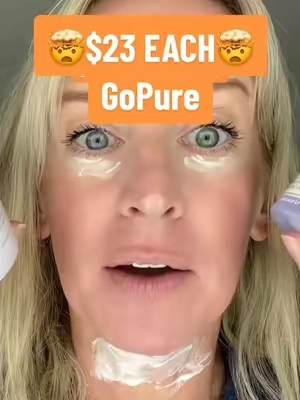 $23 each! Gopure Arm Cream, neck cream and eye cream for $23 each 🤯 #antiagingskincare #gopuresuperbrandday 