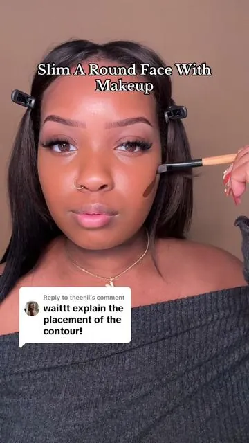 Replying to @theenii when i say im OBSESSED 😩🥴🤌🏽 @madebymitchell left no crumbssss with this one 🤎 #contour #makeup #beauty #beautytok #makeuptutorials #curvecase 
