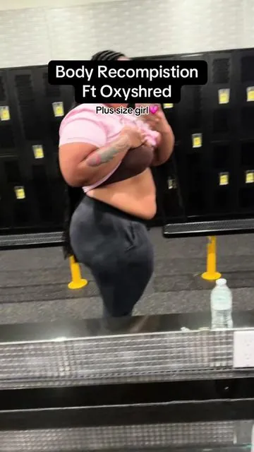 The proof is in the pudding 💪🏽 Link in video🔗 #oxyshred #bodyrecomposition #plussize 