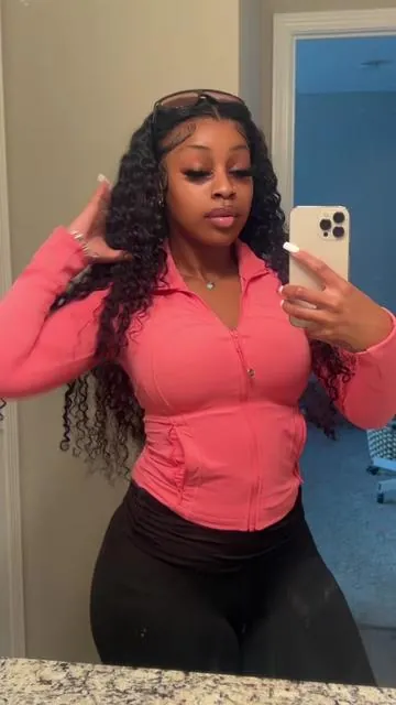 This hair sooo BOMMMB😍#fyp #curlywig 