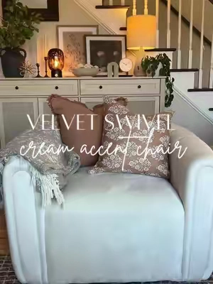 The coziest swivel chair❤️ Also, comes in orange! #swivelchair #swivel #chair #chairs #accentchair #livingroom #Home #homedecor #furniture #spinchair #accents #cozy #cozyspaces #roommakeover #homestyle #homestyling #homestylingtips #interiordesign #tts #ttshop #tiktokshop #tiktokshopping #tiktokshopmademebuyit