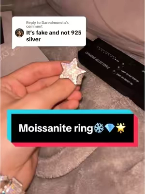 Replying to @Darealmonsta idk what else to tell u😂🤷‍♂️ tuff and affordable moissanite star ring❄️💎🔥 #rings #moissanite #moissanitering #moissaniteengagementring #moissanitevsdiamond #moissanitejewelry #jewelry #jewellery #jewelrytiktok #jewlery #mensjewelry #womensjewelry #affordablejewelry #diamondtester #diamonds #icedoutjewelry #blackfridaydeals #cybermonday #giftideas #giftsforhim #giftsforher #giftideasforhim 