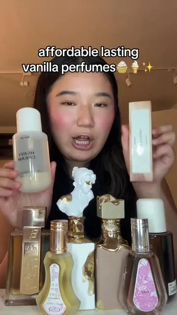 Long lasting affordable vanilla perfumes🧁🍦✨ for my vanilla girls i feel like this is the vanilla girl fragrance final boss🤣🩷 theres going to be like 15% off coupons so i had to get this out there hehe this is for if you want to smell like vanilla dessert marshmallow whipped cream cupcake gourmand or clean girl or it girl vanilla all day at an affordable price hehe  #perfumetok #fragrancetok #perfume #fragrance #vanillagirl #vanillafragrance #vanillaperfume #smellgood #bodyoil #perfumetiktok #fragrancetiktok #hygeine #everythingshower #everythingshowerroutine #vanillagirlaesthetic #smellgoodfeelgood #perfumes #summerscent #strawberryperfume #longlastingfragrance #longlastingperfume  #gourmandperfume #gourmandfragrance #affordableperfume #affordablefragrance 