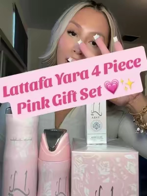 🌸✨Yara Lattafa Pink Gift Set💗#lattafaperfume #lattafaperfumes #perfumetok #perfumetiktok #perfumetalk #arabianperfume #yaralattafaperfume #lattafaperfumes #lattafa #lattafaoil #bodyoil #tts #tiktokshop #tiktokshopholidayhaul #tiktokshopblackfriday #tiktokshopcybermonday 