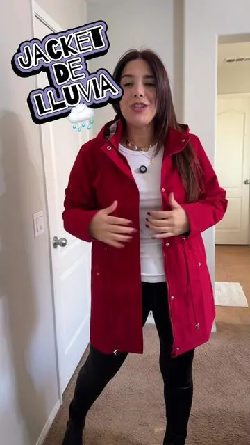 Jacket para días lluviosos o Rain waterproof jackets 💕 #trenchcoat #rainjacket #jackets #jacketstyle #coats #abrigos #abrigosmujer 