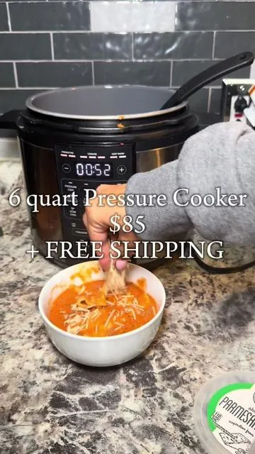 Pressure Cookers are a MUST HAVE in the kitchen! If you don’t have one…RUN  This one is  • 6 quarts  • Nonstick  • Dishwasher Safe  • ON SALE  #pressurecooker #lasagnasoup #soupseason #easyrecipe #recipes #easydinner #dinnerideas #quickrecipes #simplerecipe 