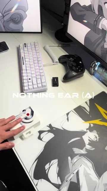The Nothing Ear (a) is so good with full adjustable settings and very comfortable #fyp #foryou #fypage #foryoupage 
