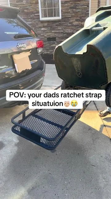 “I want you to look at that”! Dads are tired of the tangled ratchet straps! @Rhino USA #tools #ratchetstrap #tiktokblackfriday #tiktokcybermonday #giftsforhim #funny #skit#CapCut 