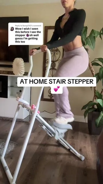 Replying to @lboogi343  SISS I got the stepper too 😭😭💕 its soooo cute ! Fits perfectly in my living room I’m obsessed 😍😍 @Merach US  #stairstepper #stairstepperworkout #stairstepperathome #athomeworkout #workoutfromhome #robynora #tiktokshop #ticktokblackfriday #fitness #ticktokcybermonday #legsworkout #glutes #fyp #foryoupage #fyppppppppppppppppppppppp #viralvideo