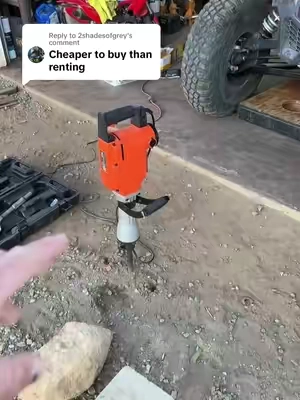 Replying to @2shadesofgrey you are absolutely correct, this jack hammer is cheaper to buy than rent… #jackhammer #concretelife #landscape #plumber #tiktokshopblackfriday #tiktokshopcybermonday 