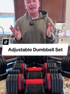 These adjustable dumbbells would be a great addition to your home gym! #adjustabledumbbells #dumbbells #dumbbell #homegym #homegymequipment #homegymideas #homegymlife #tiktokshopblackfriday #tiktokshopcybermonday 