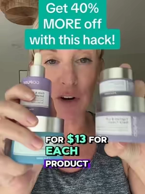 There is 2 coupons you can apply to your cart to save an additional 40% off of GoPure in addition to the black Friday sales! #antiagingskincare 