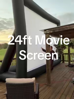 I underestimated this 24ft Inflatable Movie Projector Screen from Vevor! @Vevor_US  #inflatablemoviescreen #inflatableprojectorscreen #moviescreen #projectorscreen #driveinmovie #partyideas #movienight #movienightideas #outdoormovie #outdoormoviescreen  #tiktokshopblackfriday #tiktokshopcybermonday #tiktokshopholidayhaul #giftsforhim #TTSTasteMakers #tastemakerslaunch 