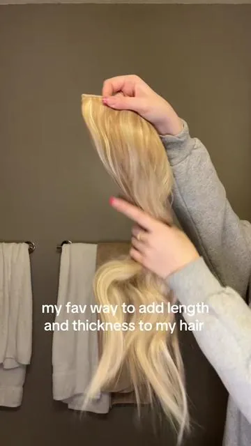 the color match 🙌💖 #fyp #addysfinds #xybca #viral #trendy #hair #extentions #hairextensions #hairextensiontutorial #longhair #blonde #pretty 