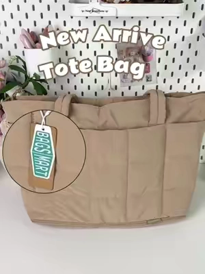 🛎️BAGSMART’s popular Puffy tote has a new look and it’s expandable 😱🤩🤩Does anyone want to give it a try?!👜#TikTokShopBlackFriday #bagsmart #computerbag #totebag #grwm 