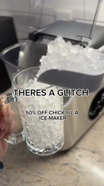 You better run and grab this nugget ice maker!! It makes the good ice😉 LINKED BELOW✨ @Euhomy_US  #TikTokShopCyberMonday #tiktokblackfriday #blackfridaydeals #tiktokcybermonday #nuggetice #nuggeticemaker #euhomy #euhomyicemaker #tiktokshopblackfriday