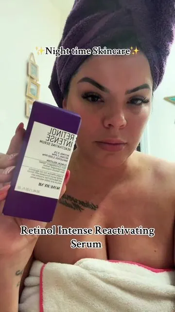 Retinol Intense Reactivating Serum 0.1% Perfect for beginners #retinol #retinolskincare #retinolserum #somebymi #beginnerskincare @SOME BY MI US @SOMEBYMI ID #skincare #skincare101 #nighttimeskincare 