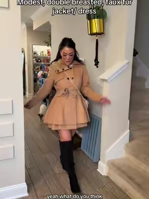 ‘tis the season for jacket dresses! I can’t wait to get to wear this out! JacketDress #CoatDress #JacketReviews #PrettyJacket #GirlyJacket #GirlyCoats #WinterAttire #AutoAttire #WinterClothes #WinterJacket #WinterFashion #TikTokShopBlackFridayDeals #TikTokShopCyberMondayDeals 